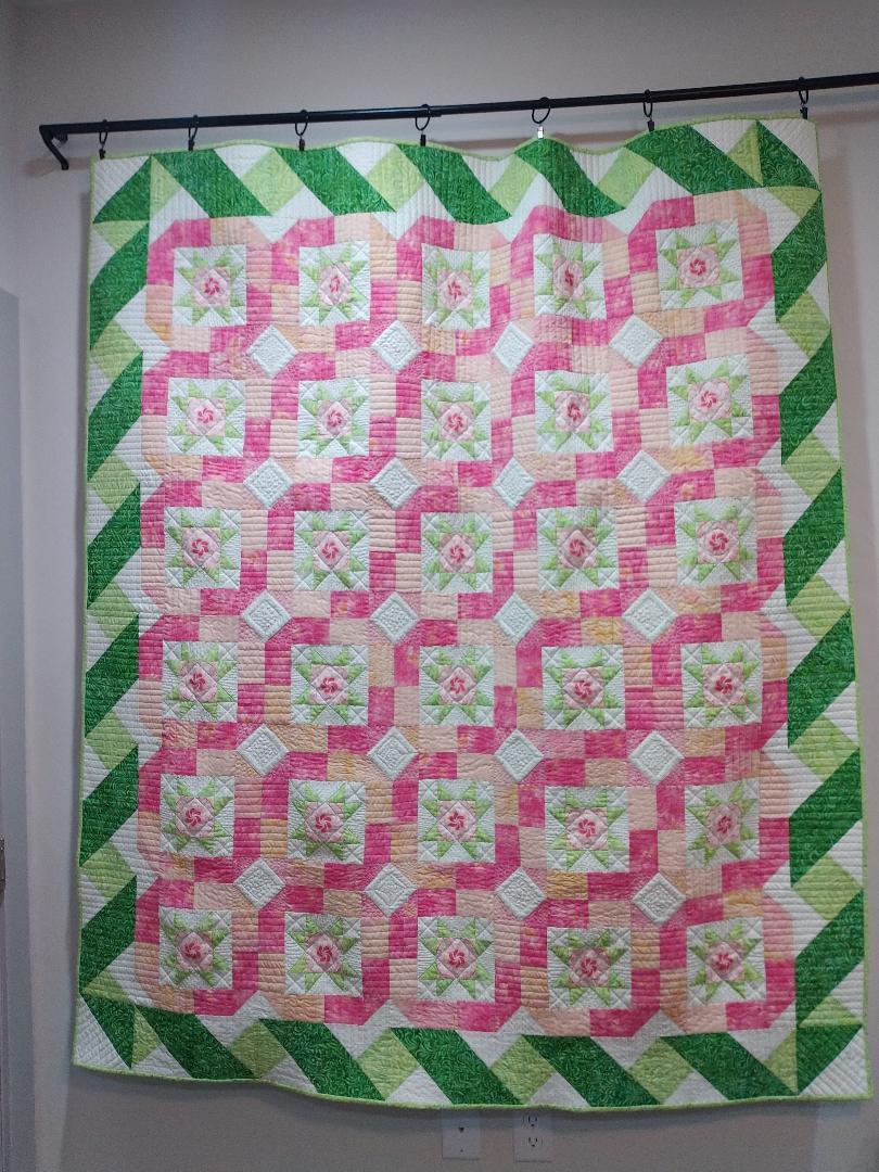 Twisted Ribbon Stars PDF quilt pattern