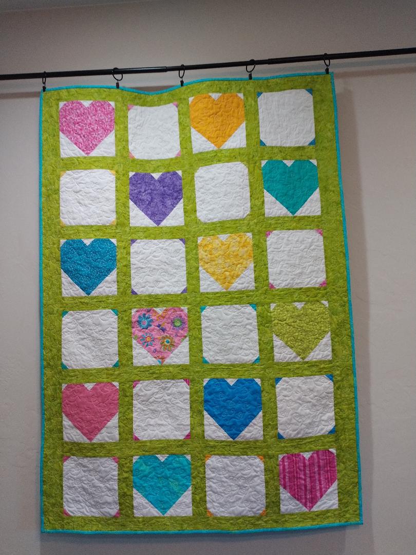 Snowballs and Hearts Quilt Pattern PDF Download