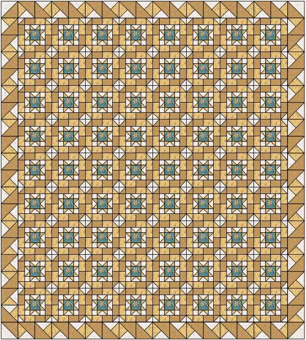 Twisted Ribbon Stars Paper Pattern