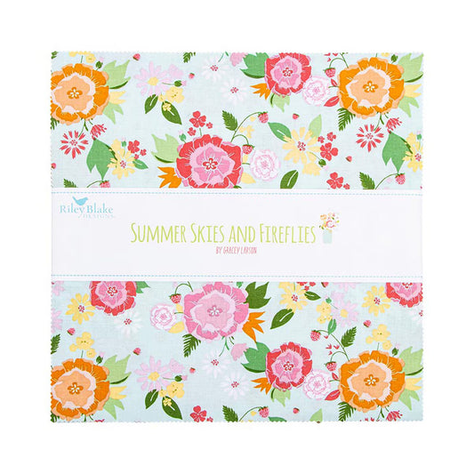 Summer Skies and Fireflies layer cake